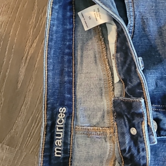 Maurices button-up denim shorts - Picture 3 of 4